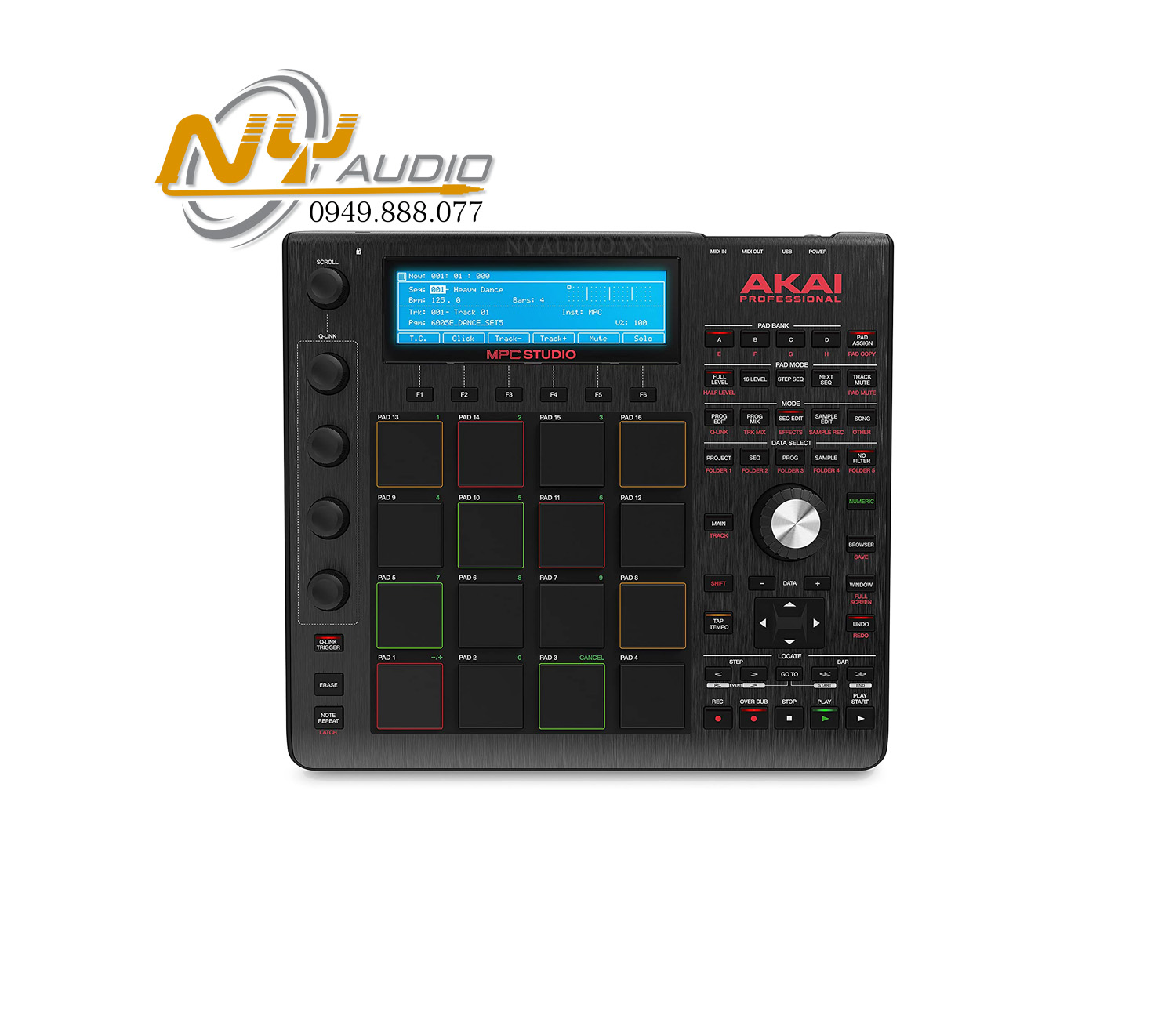 Akai Professional MPC Studio Music Production Controller NY Audio Store Akai professional mpc studio music production controller ny audio store