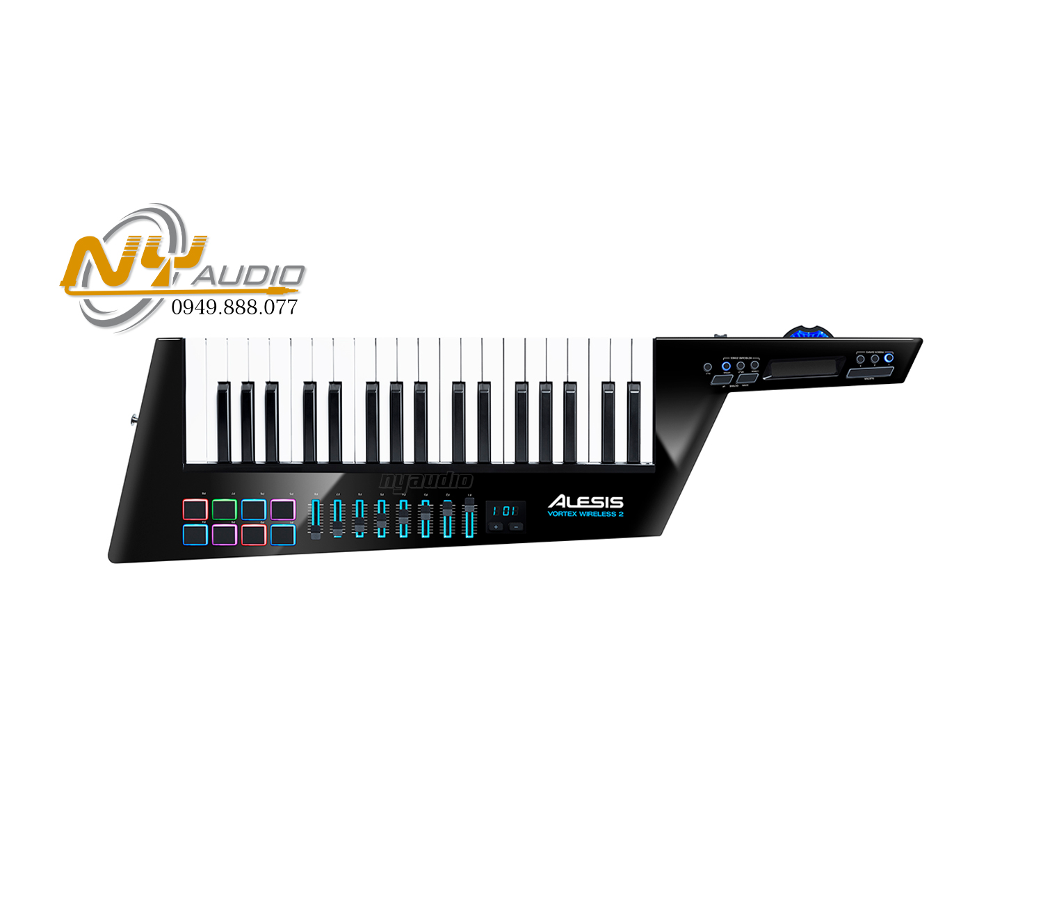 Alesis Vortex Wireless 2 - Keytar Controller MIDI Senza Fili Con 37 Tasti Sensibili, Pad E Software - Foto 9