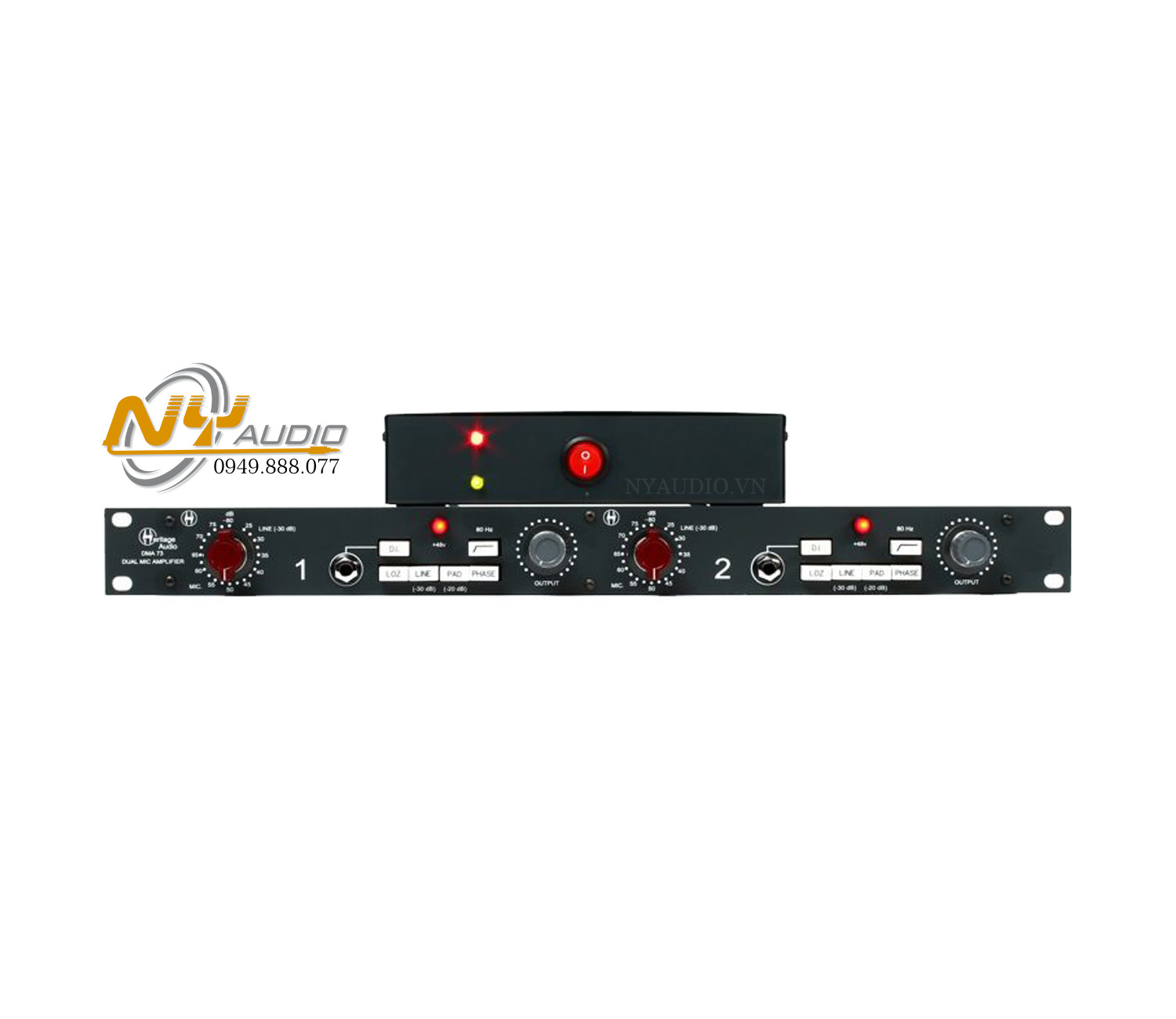 Heritage Audio DMA-73 Dual Mic Preamplifier