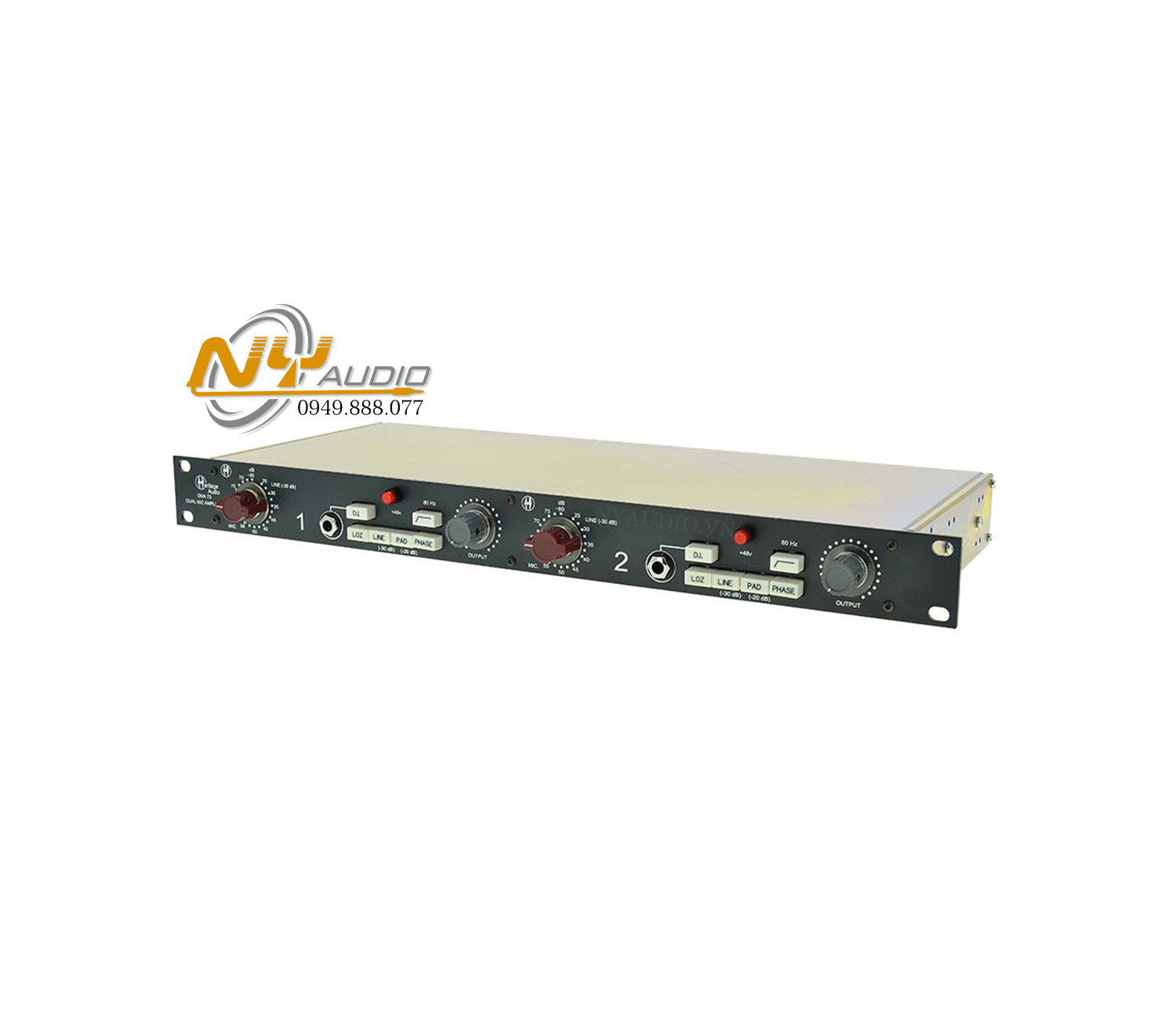 Heritage Audio DMA-73 Dual Mic Preamplifier