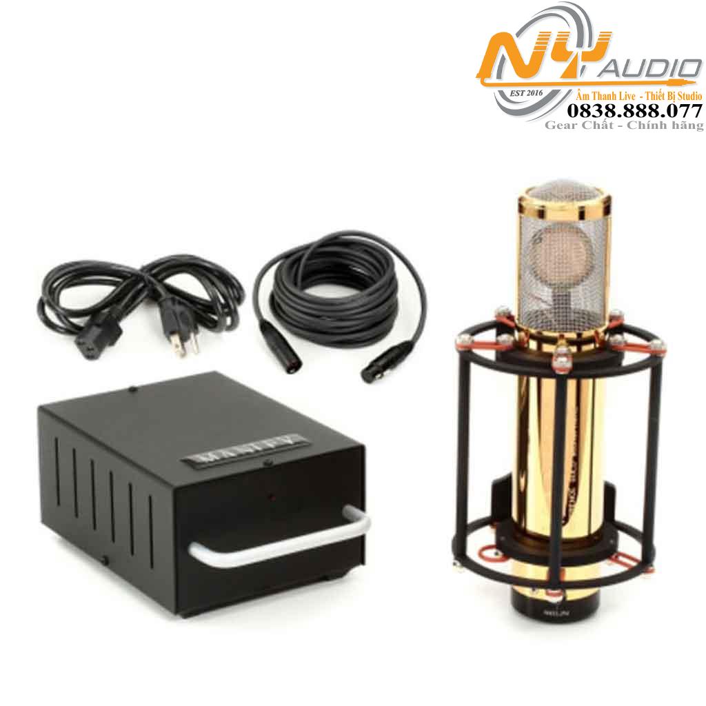 Micro thu âm Manley Reference Gold Tube Condenser - Trang bị ống 12AT7 - Mẫu Cực thu Cardioid, Omni, Figure-8 - Chuyên thu âm cho vocal & nhạc cụ cho phòng thu chuyên nghiệp