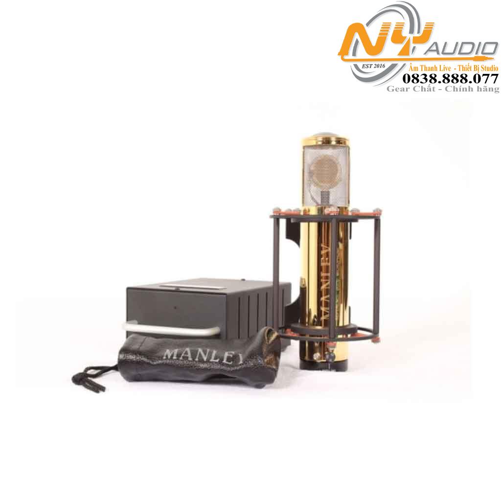 Micro thu âm Manley Reference Gold Tube Condenser - Trang bị ống 12AT7 - Mẫu Cực thu Cardioid, Omni, Figure-8 - Chuyên thu âm cho vocal & nhạc cụ cho phòng thu chuyên nghiệp