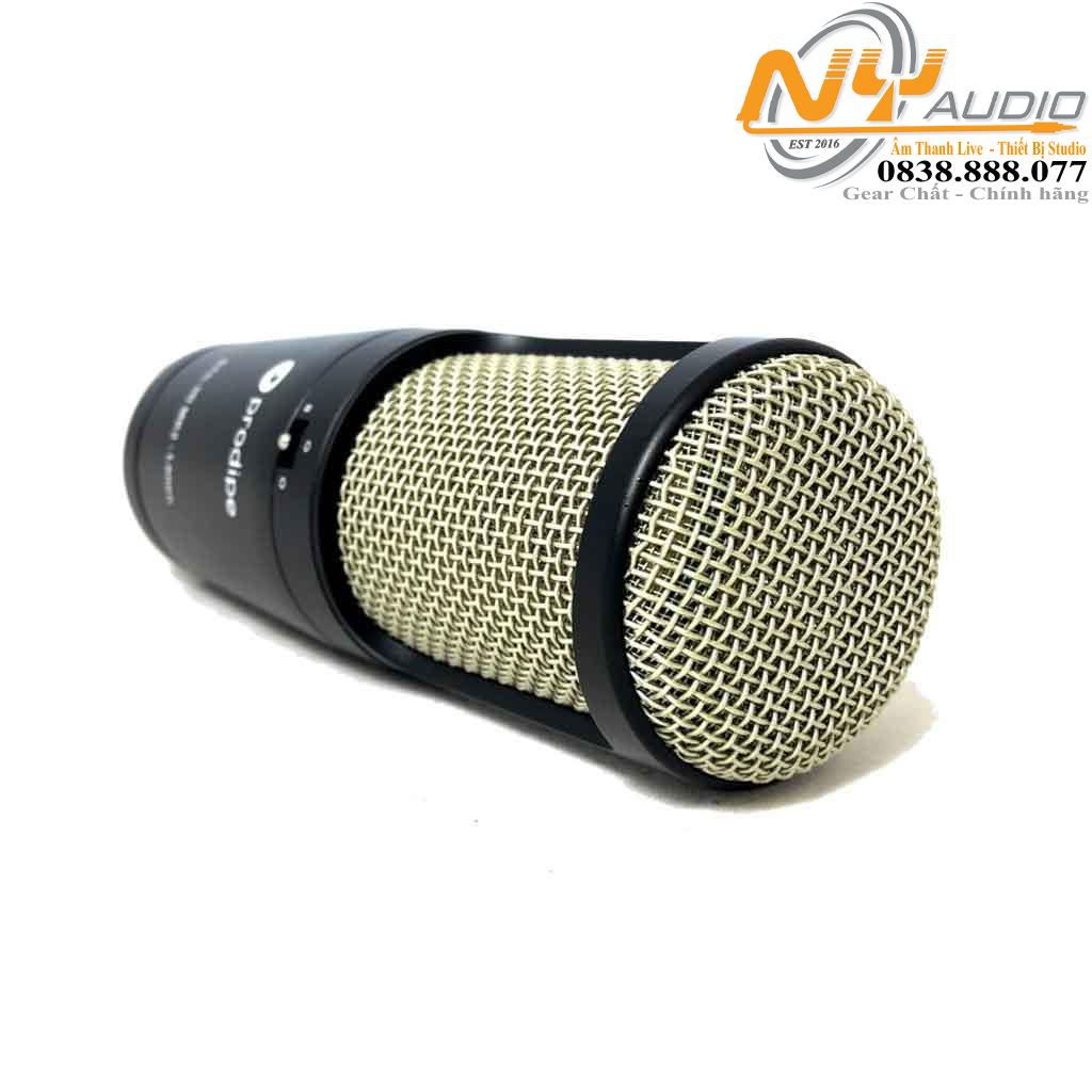 Micro thu âm Prodipe STC-3D MK2 Condenser - Thiết kế mạch FET Class A - Mẫu cực Cardioid / Bidirectional / Omnidirectional - Chuyên thu âm cho vocal & nhạc cụ acoustic