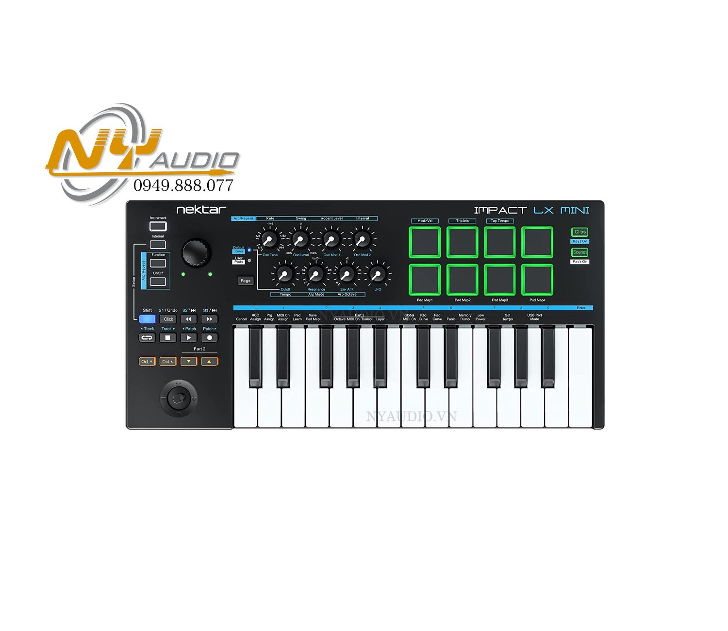Nektar Impact LX Mini 25-key Keyboard Controller | Giá cực tốt | NY AUDIO