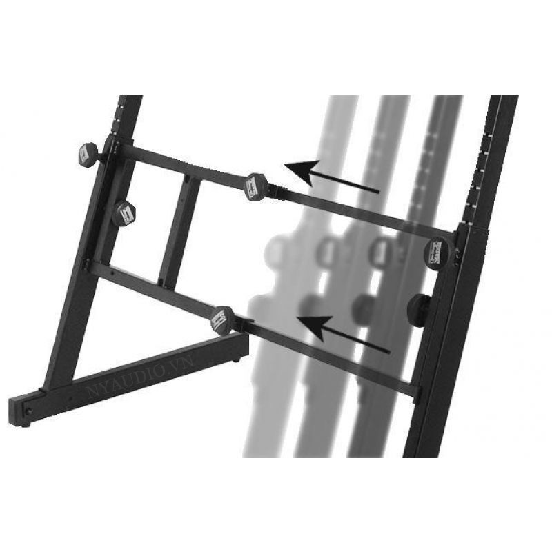 On-Stage KS7365EJ Folding-Z Keyboard Stand w/ 2nd Tier