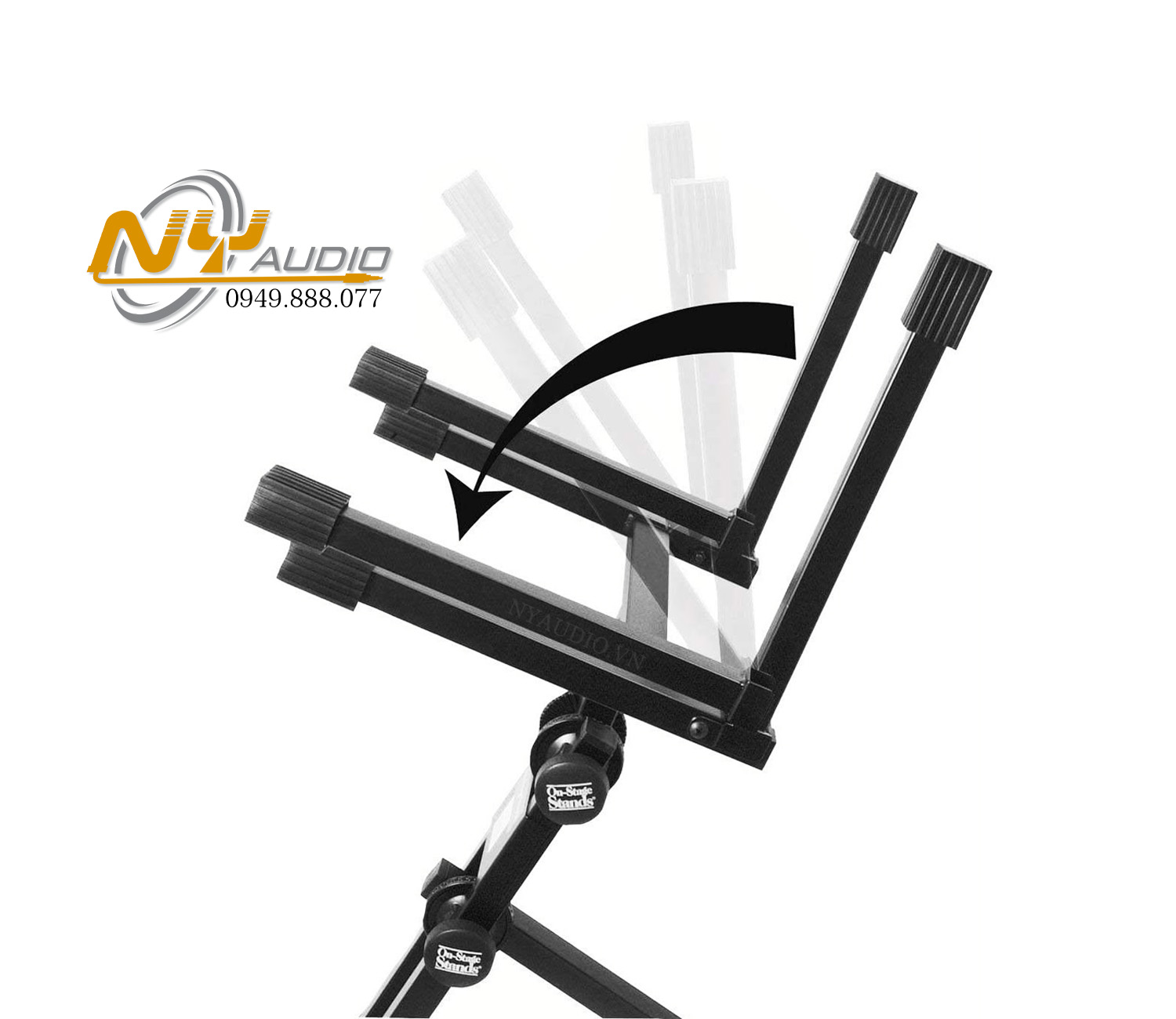 On-Stage RS7705 Pro Tiltback Amp Stand