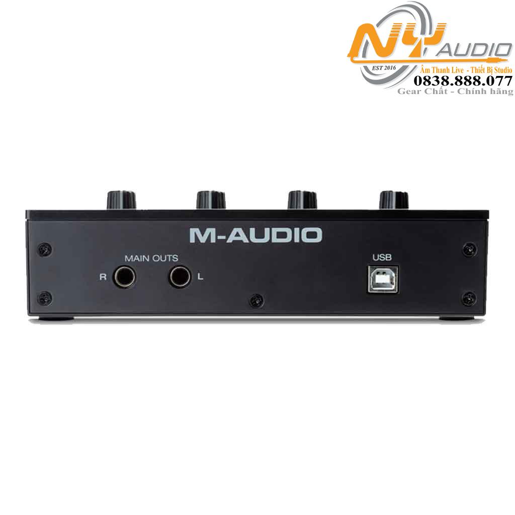 Sound card M-Audio M-Track Duo | USB 2.0 Audio Interface - 2 x 2 - 16bit - Chuyên thu âm cho home studio