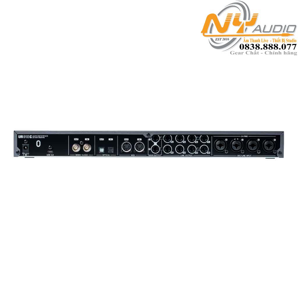 Sound Card Steinberg UR816C - USB Audio Interface 16x16 - 32-Bit - Chuyên thu âm & Sản xuất âm thanh cho phòng thu chuyên nghiệp