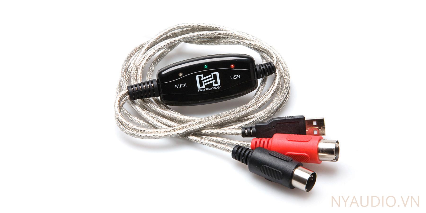 Cáp Midi Hosa Tracklink USB Interface MIDI I/O to USB Type A