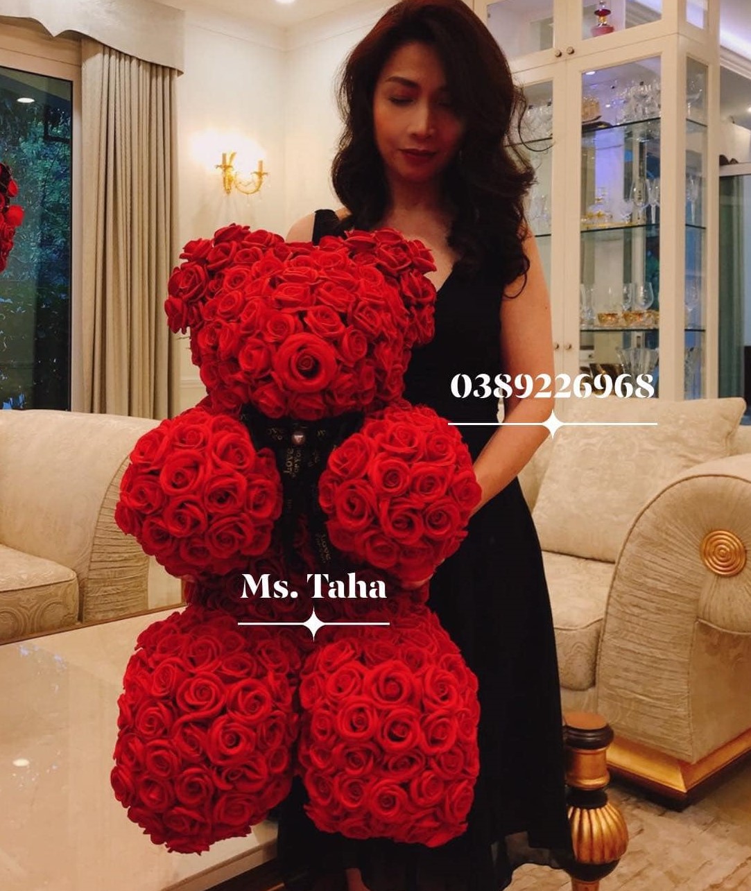 Hoa Gấu Teddy 8X