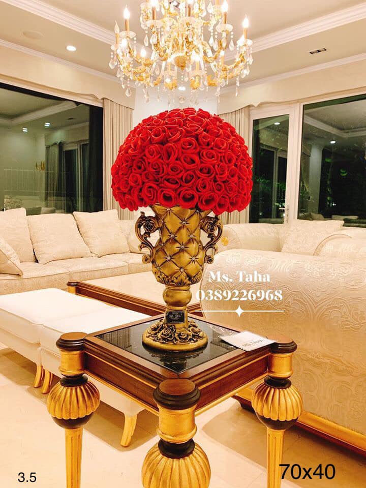 Bình Hoa Hồng Châu Âu 3.5X- Đỏ 3