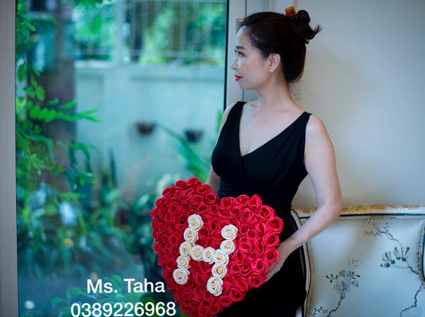 Trái tim hoa hồng 1x