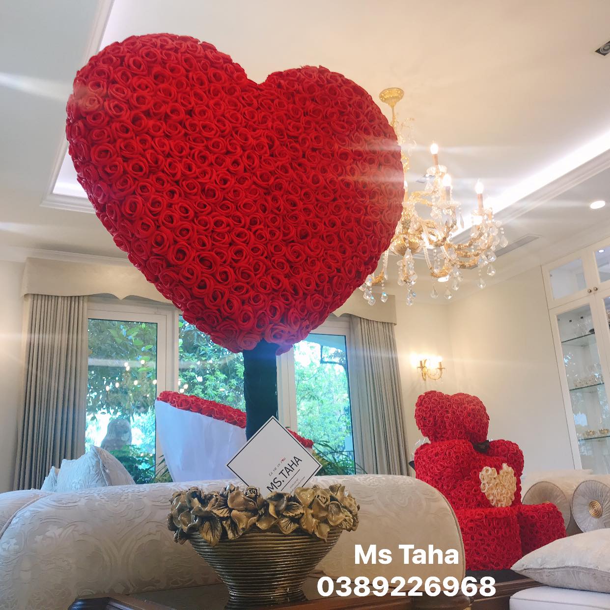 Cây Trái Tim 10X- Đỏ