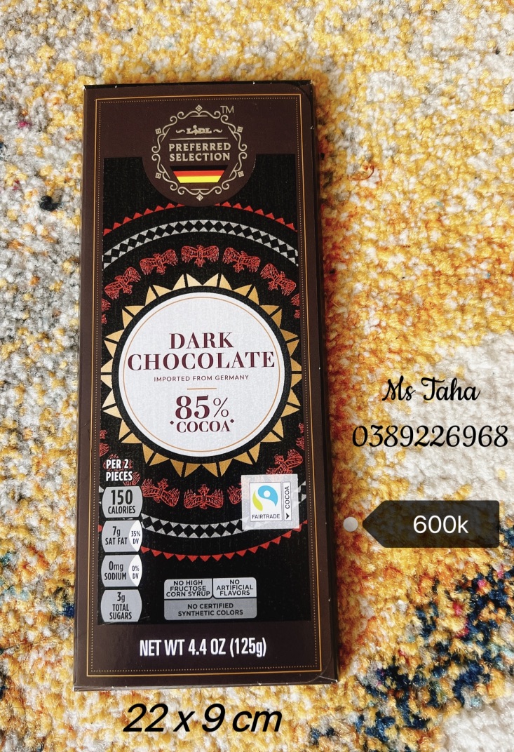 Dark Chocolate | Socola đắng 85% cacao