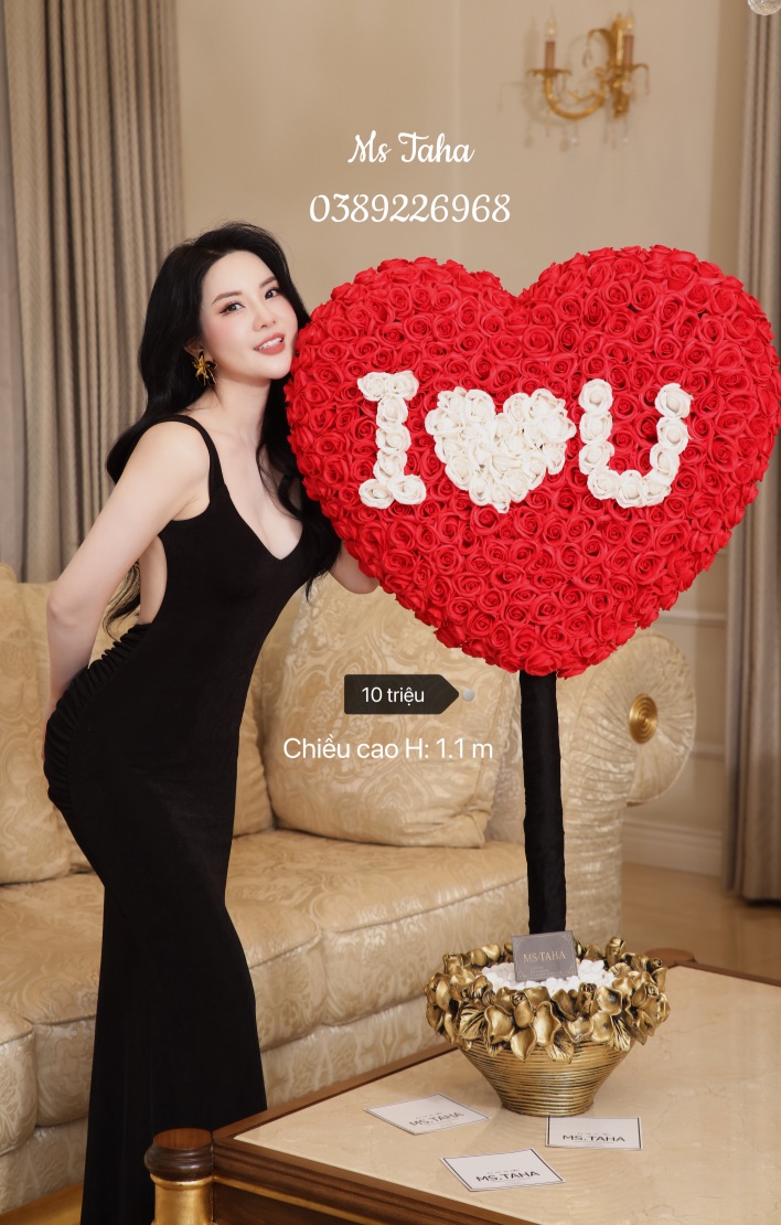 Cây Trái tim chữ I Love U 10X