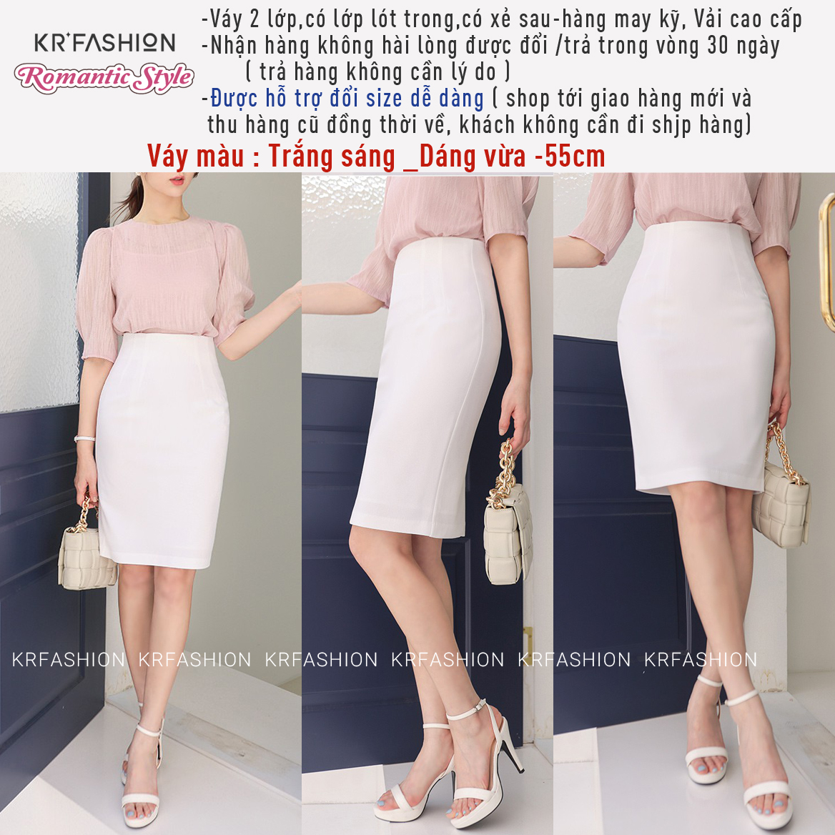 Outlet  Chân váy bút chì khuy trang trí  My Way Fashion  Thời trang  thiết kế cao cấp