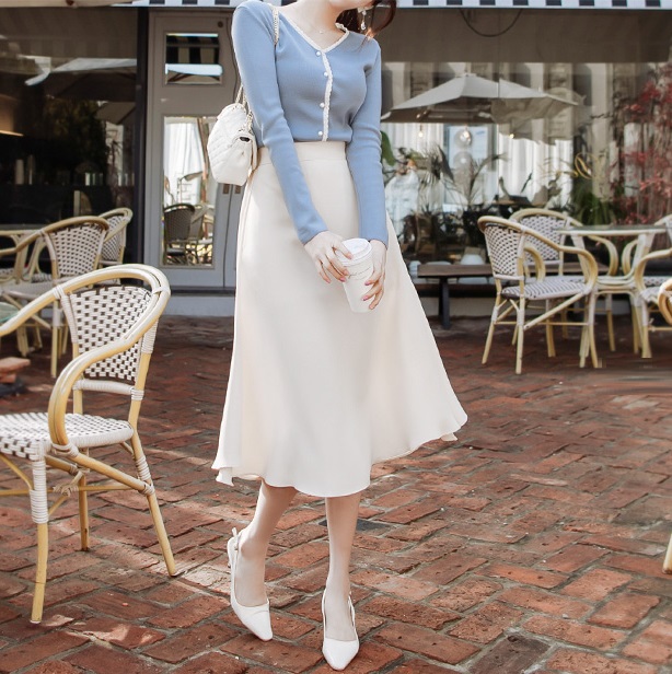 25 Mẫu váy công sở Hàn Quốc đã được gia công tại Công ty Hồng Ngọc
