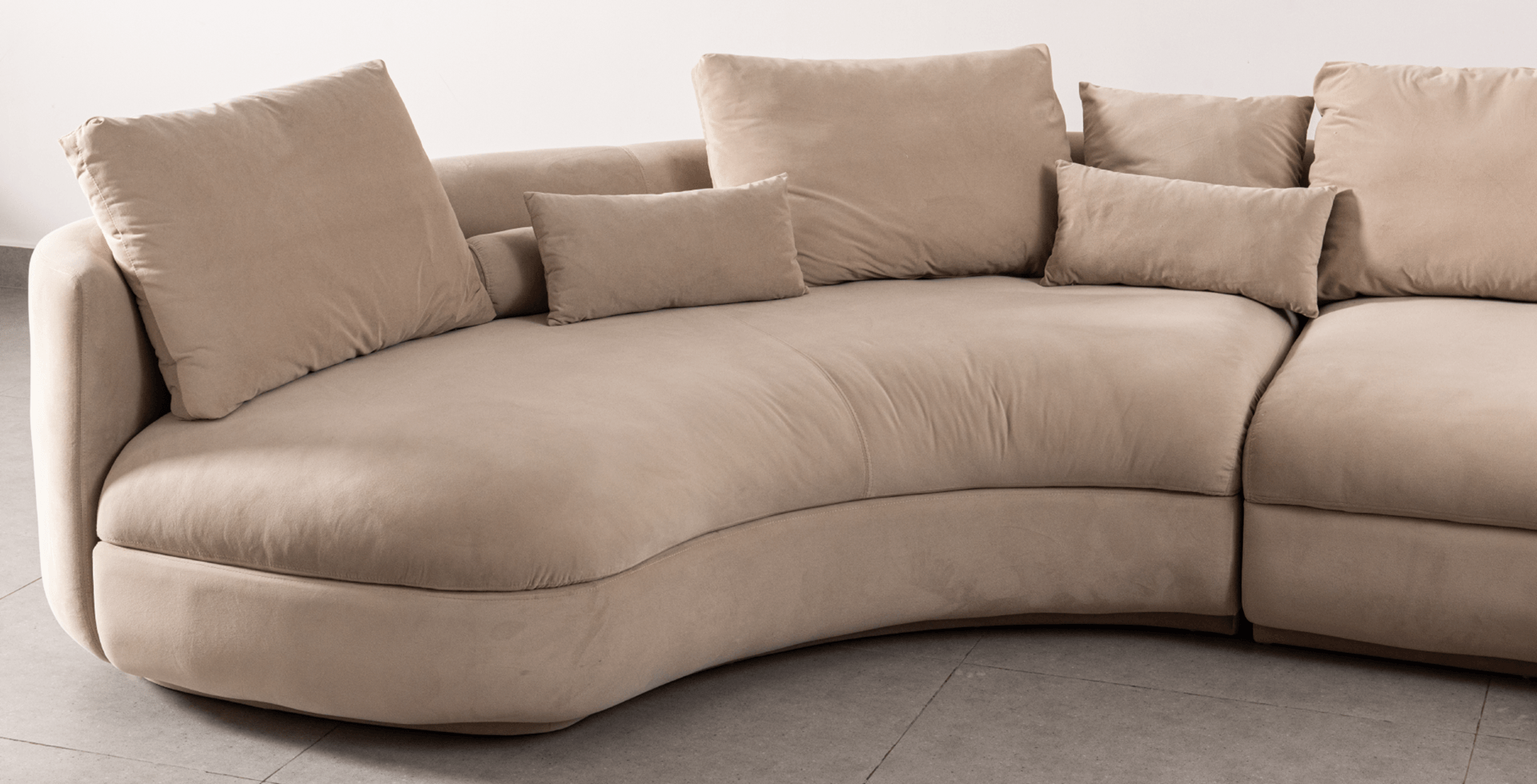 Sofa cong phòng khách BLANC