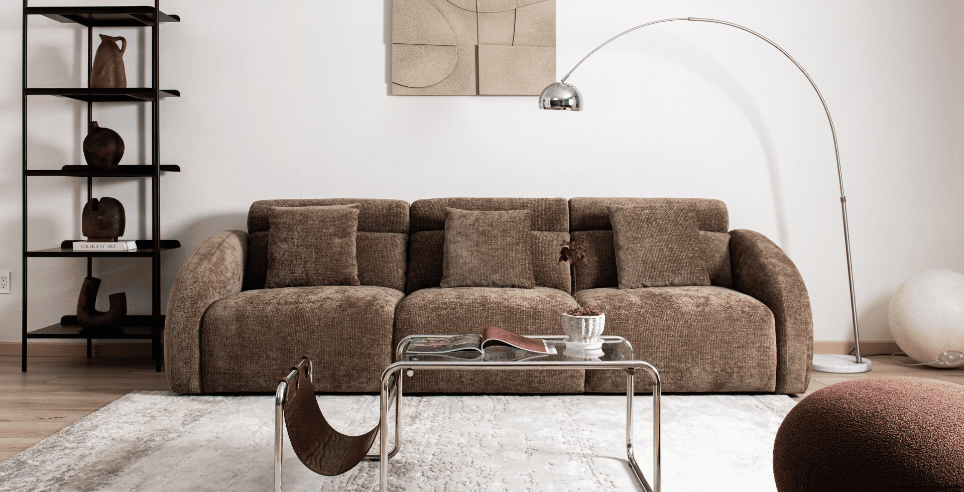Sofa cong phòng khách BLANC