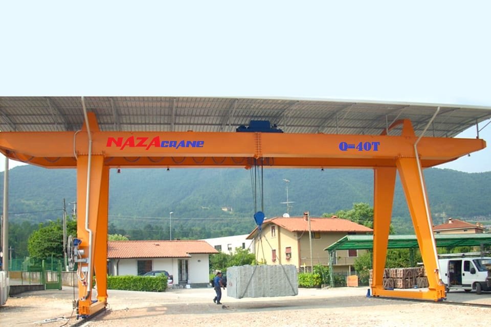 Cổng trục dầm đôi 40 tấn