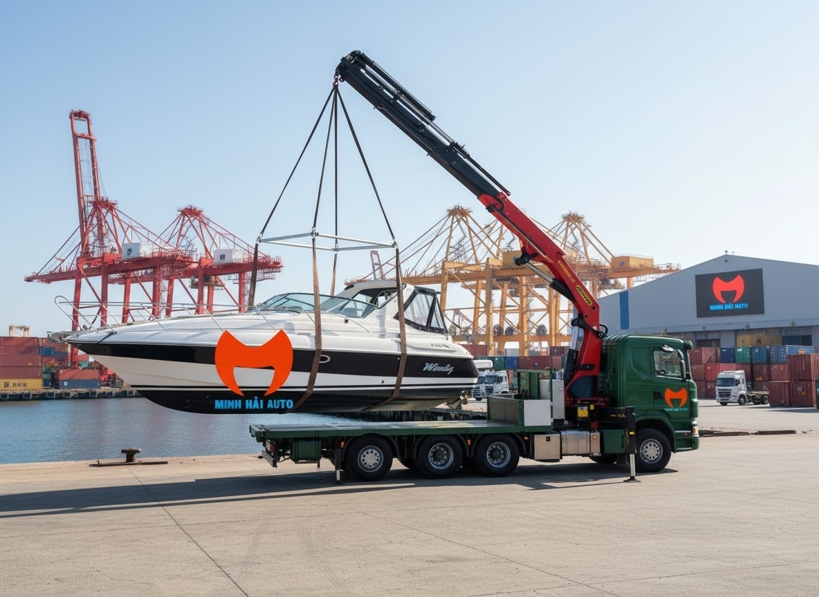 Xe tải gắn cẩu Palfinger 15 tấn- 2