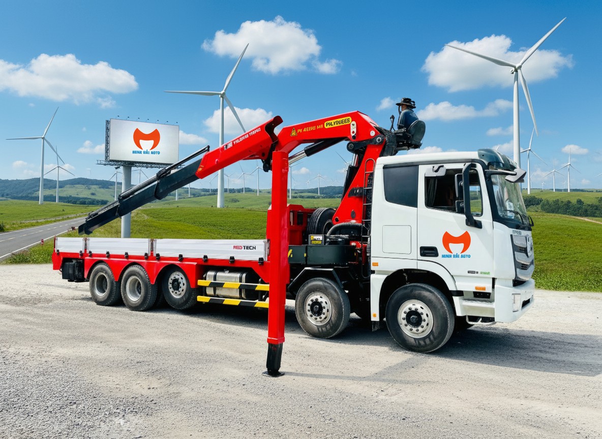 Xe tải gắn cẩu Palfinger 15 tấn- 3