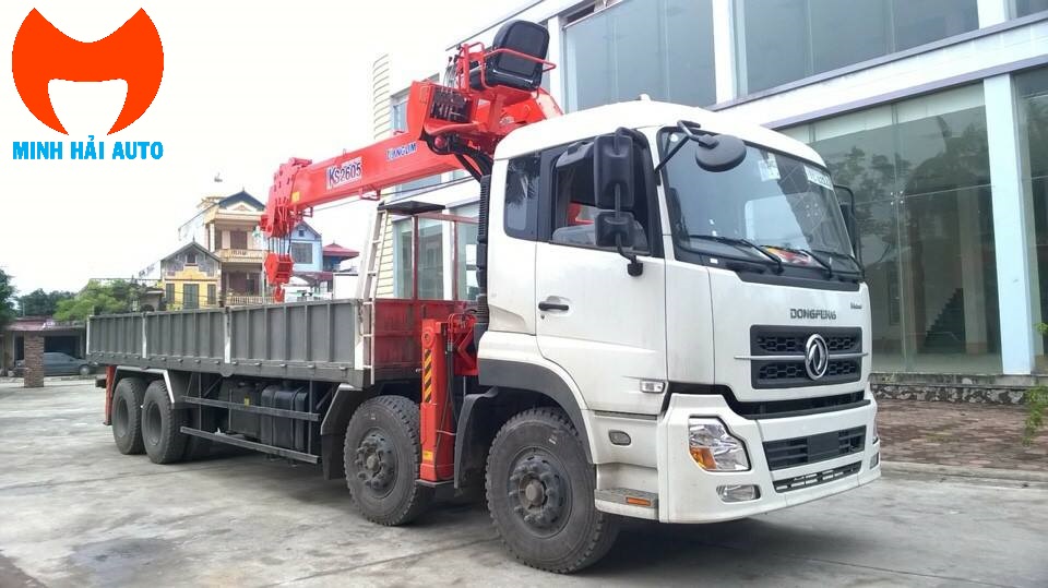 Xe tải gắn cẩu tự hành Dongfeng- Kanglim