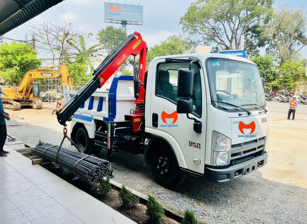 Giá bán Isuzu lắp Palfinger PC2700: 2 tấn