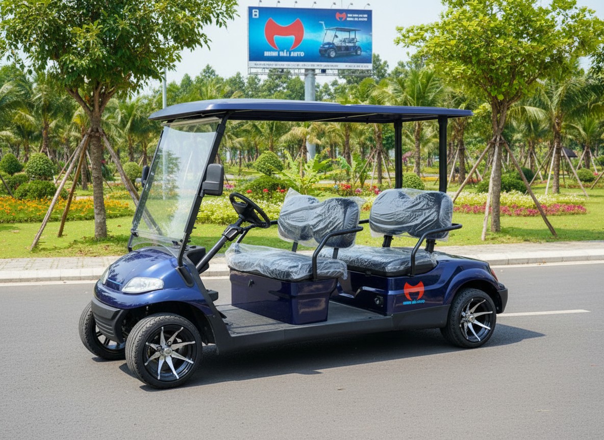 Giá bán xe điện tham quan du lịch chở người bốn bánh- LVtong 4 chỗ - 2