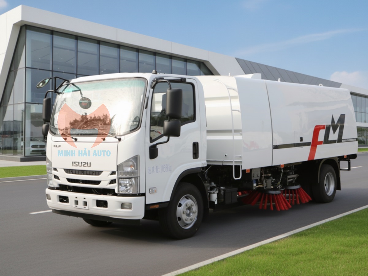 Xe quét đường 6 khối Fulongma Isuzu