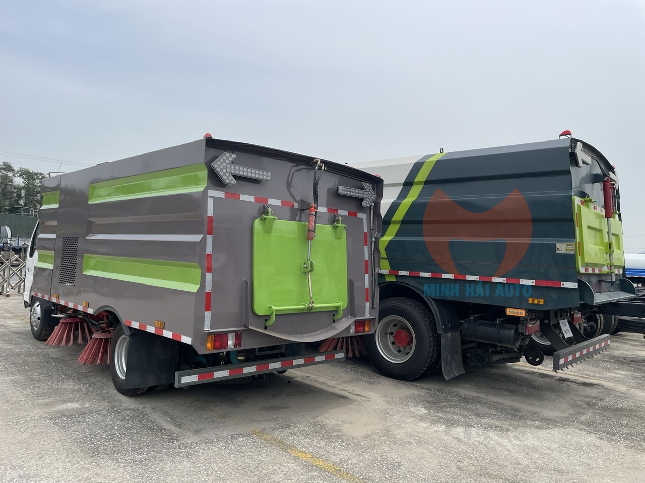 Xe quét đường hút bụi rác 8 khối Dongfeng giá rẻ - 5