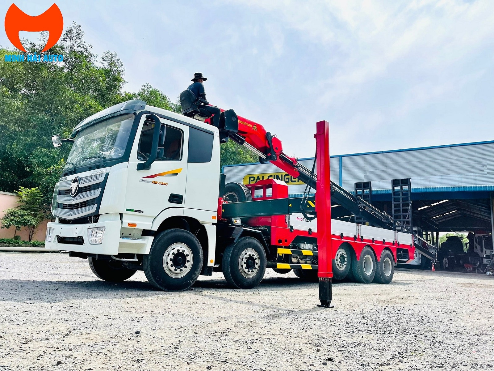 Cẩu gấp 14 tấn Palfinger PK 41002 MH- 5