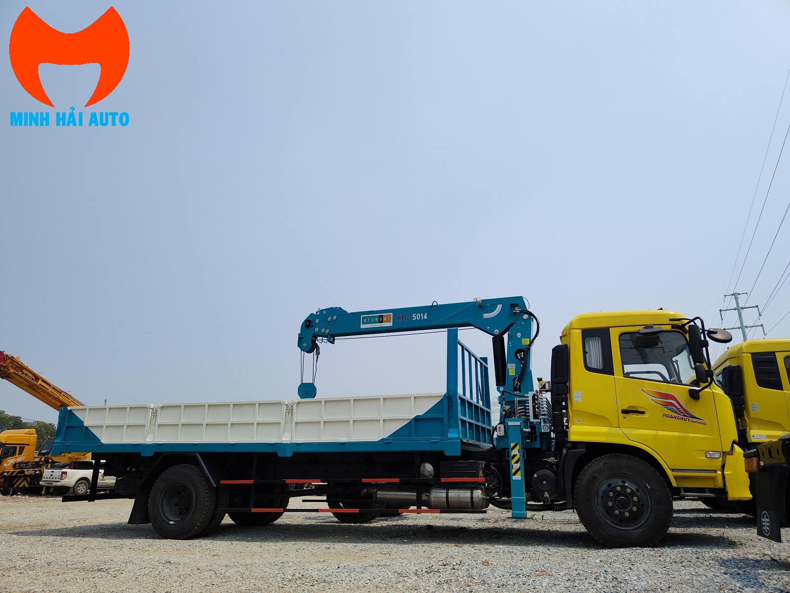 Xe tải gắn cẩu tự hành 5 tấn Dongfeng B180- Hyundai Everdigm HLC-5014-2