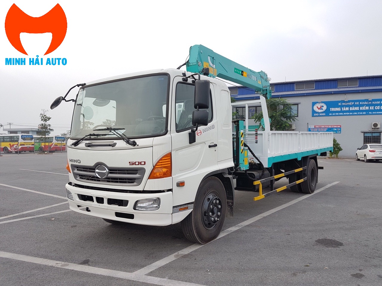 Xe cẩu tự hành 7 tấn Hino- Soosan, Hyundai Everdigm