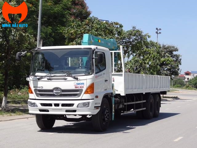 Xe Hino FL gắn cẩu 3 tấn Hyundai- 1