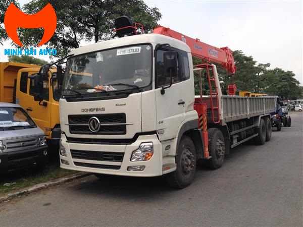 Bán xe cẩu tự hành 10 tấn / 12 tấn Kanglim lắp Dongfeng 8x4
