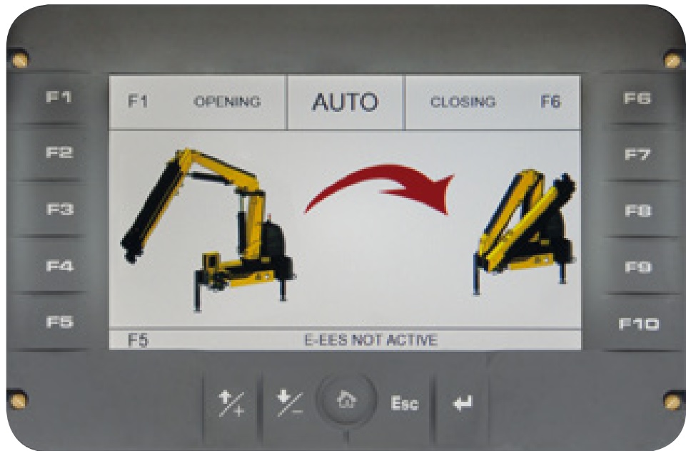 Ra và gập cần tự động