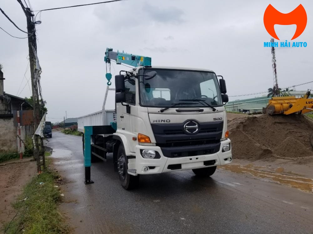 Hino FL gắn cẩu 5 tấn Hyundai Everdigm- 1