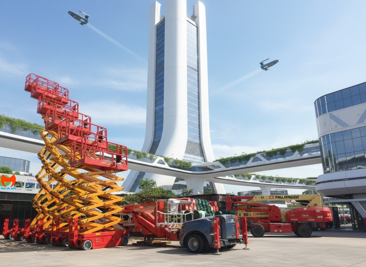 Giá bán xe nâng người cắt kéo- 2