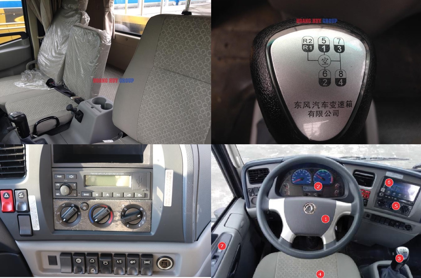 Nội thất xe Dongfeng B180