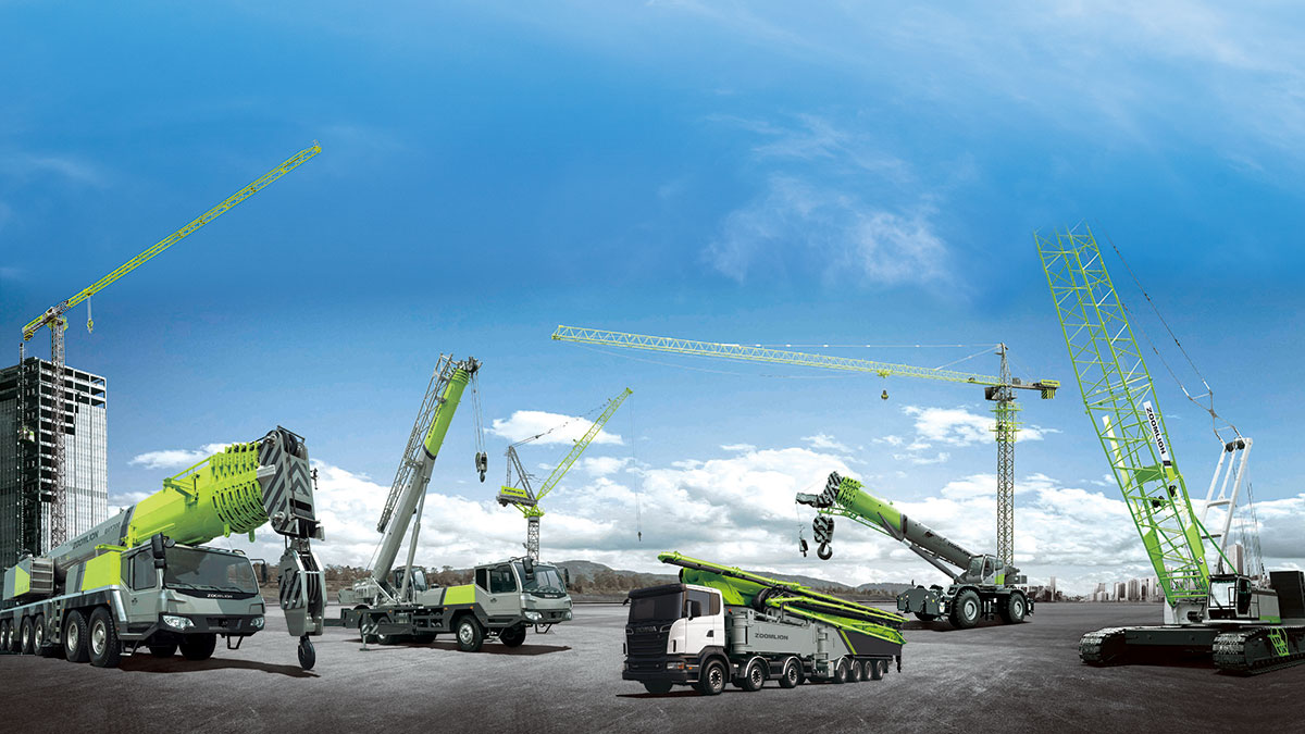 Bán cẩu bánh lốp 50 tấn Zoomlion đã qua sử dụng