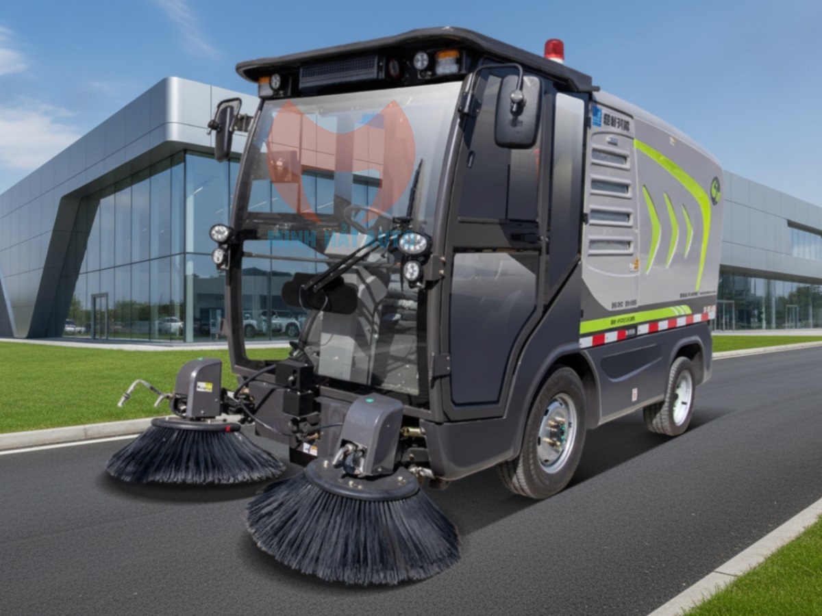 Cấu tạo xe quét 1 khối chạy điện Zoomlion- 1