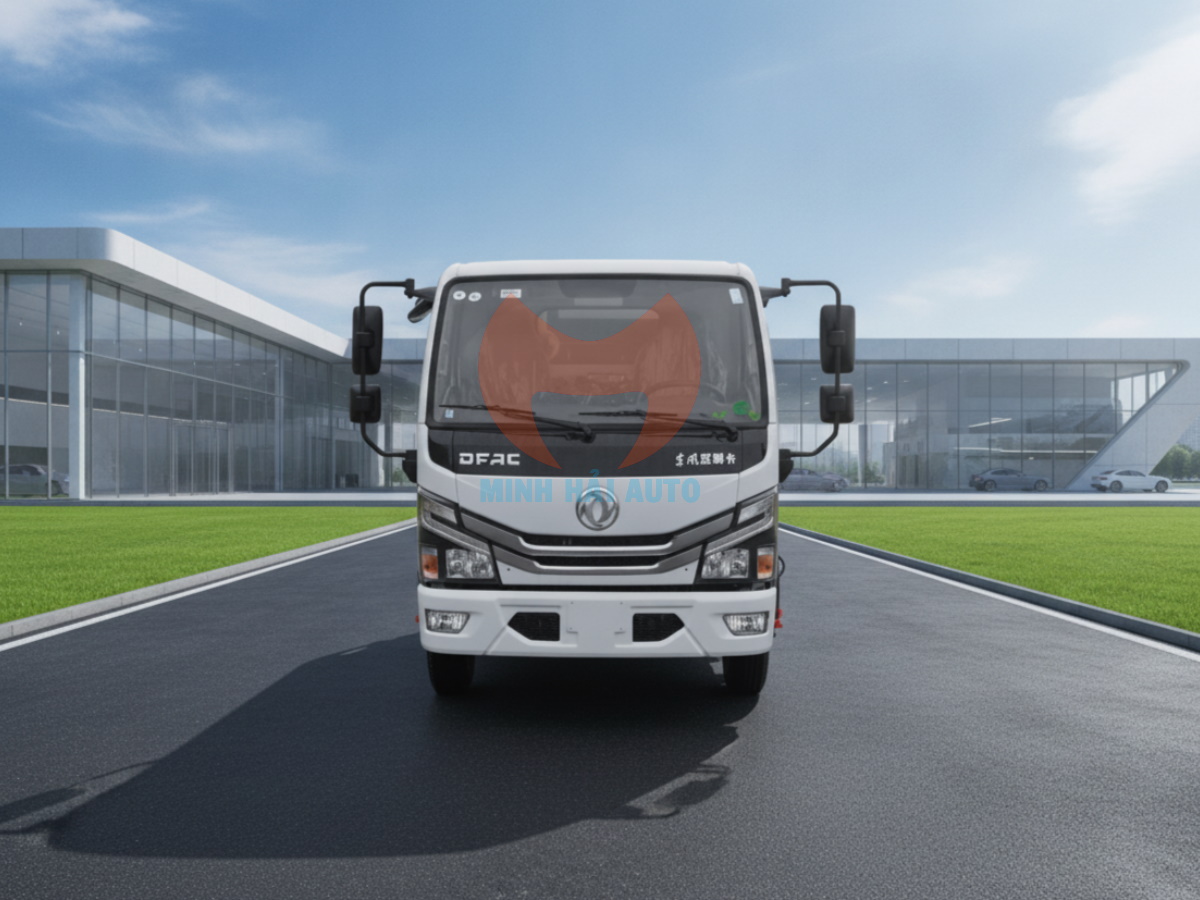 Xe quét đường hút bụi rác 5 khối Zoomlion Dongfeng- 4