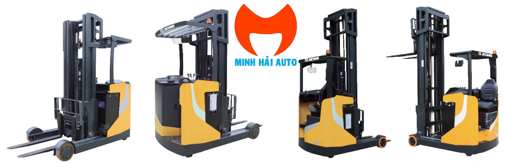 Xe nâng điện với ngang XCMG (reach truck)