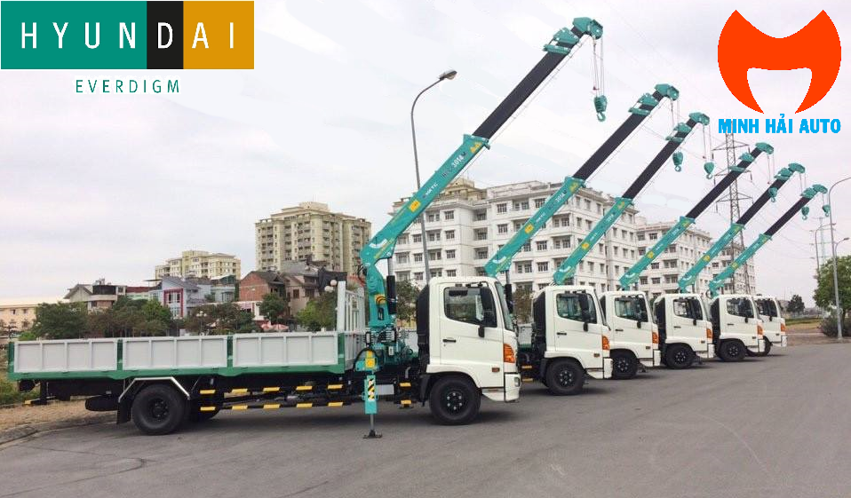 cẩu tự hành Hyundai từ 3 đến 20 tấn