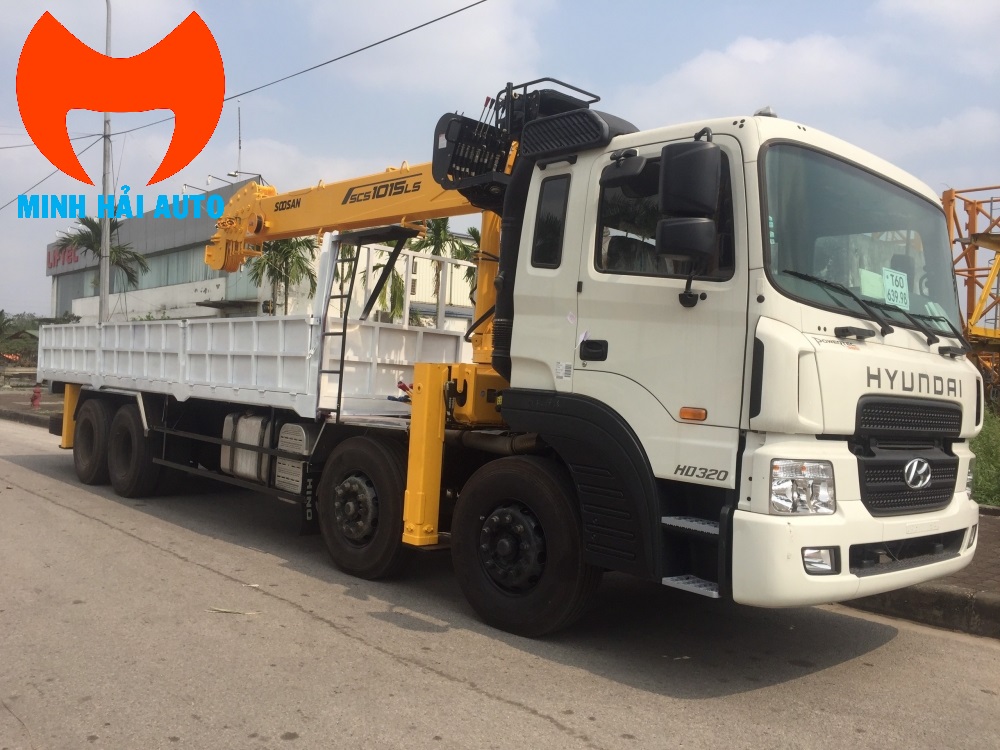 Xe tải Hyundai gắn Soosan 12 tấn