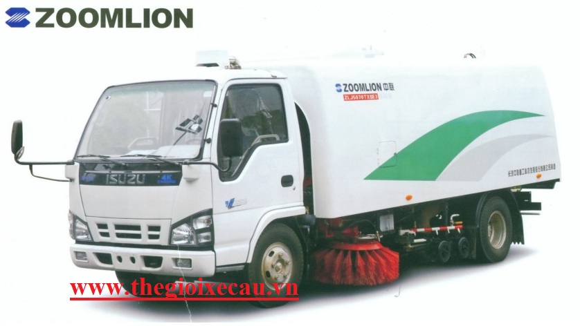 Xe quét kết hợp rửa đường
