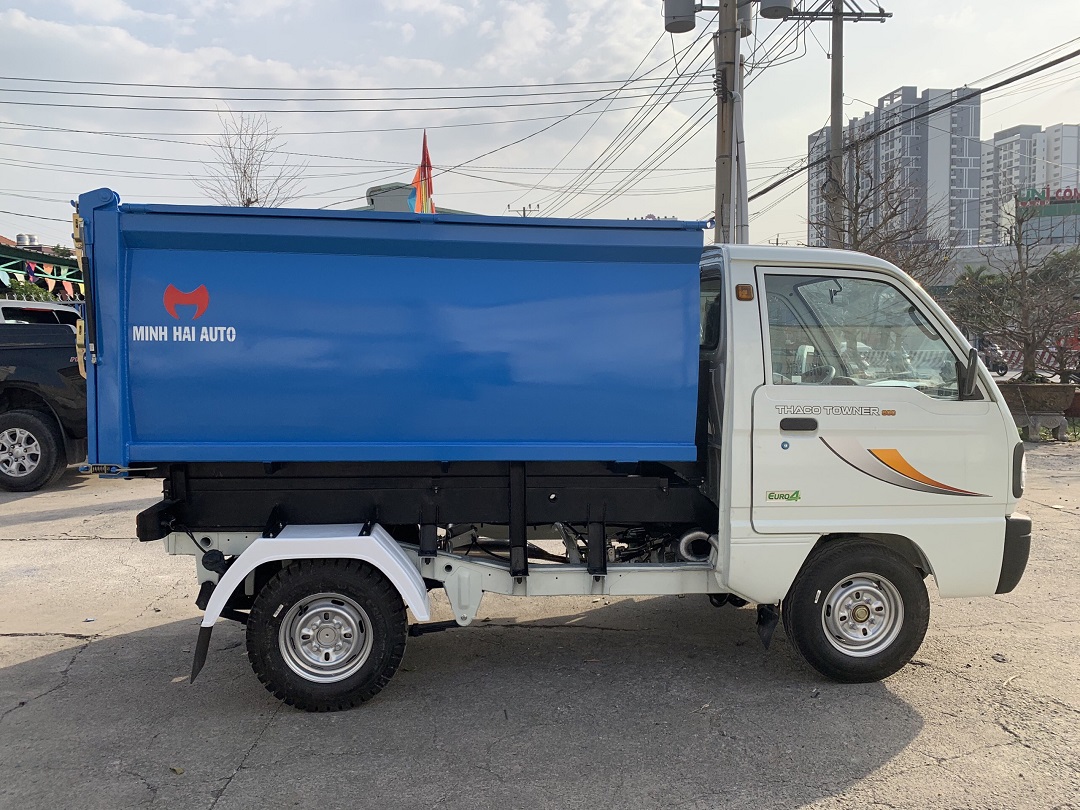 Xe chở- cuốn ép rác 1-20 khối- 1