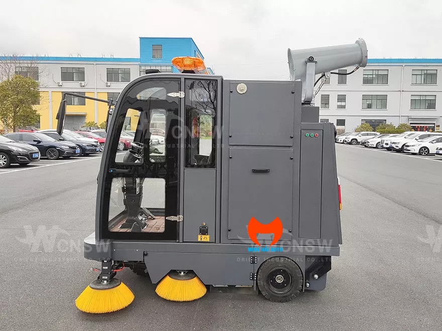 Cấu tạo xe quét điện mini