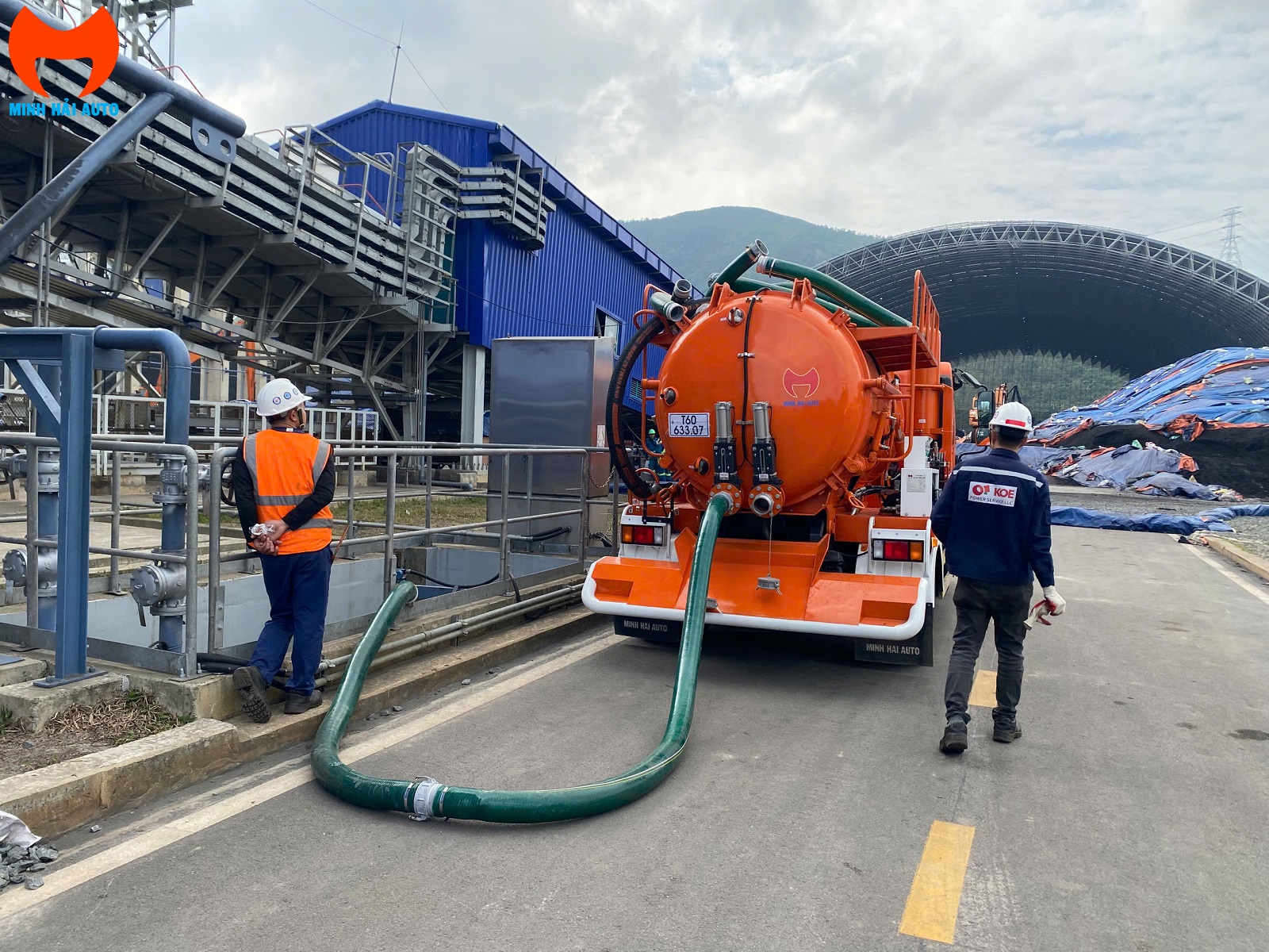 Isuzu 4 CBM Fly Ash Vacuum Truck- Suction Truck- Munti-function